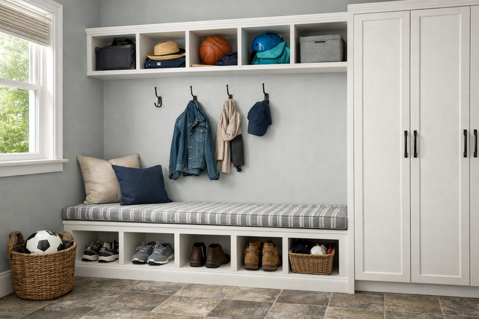 Top 3 Custom Mudroom Designs to Declutter and Simplify Life