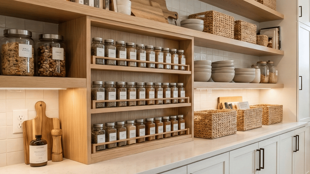 Spice Racks - Custom Pantries