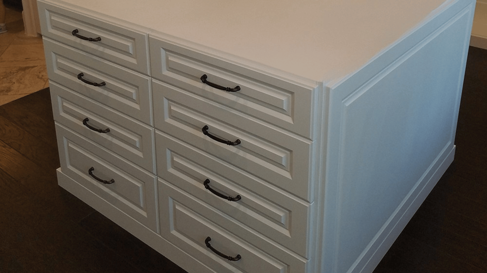 Raiser Front Drawers - Custom Closets